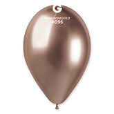 Globo 13" GB120 Oro Rosa "Shiny Shiny Rose Gold" 50pz #096" 50pcs